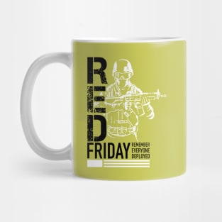 Red Friday Military Mug